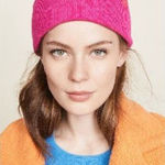 Hat Attack Bright Pink Knit Beanie Hat Photo 0