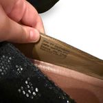 Dansko Farah Black Leather Lizard Reptile Embossed Slip On Loafers Clogs Sz 41 Photo 13