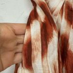 Banana Republic  Orange & Cream Tie Dye Dressy Shorts Womens 10 Pleated Belted Photo 6