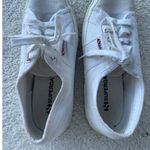 Superga  White Laced Shoes Size 7 Photo 3