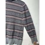 L.L. Bean Sweater Women Large Multi Stripe Knit Long Sleeve Turtle Neck Pullover Photo 5