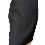 Armani Collezioni Women’s Size 46 10 Black Textured Pencil Straight Skirt Photo 0