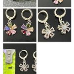 Free People Multi gemstone flower earrings  Photo 1