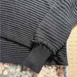 Free People Black V-Neck Sweater Photo 2