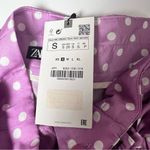 ZARA ’s Women High Waisted Polka Dot  Belted Style Shorts Sz S Photo 6