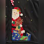 Tiara International Vintage 90s Christmas Holiday Knit Zip Cardigan Sweater XL Photo 9