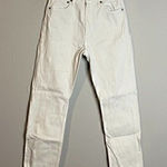 AGOLDE Mia Mid Rise Straight white jeans Photo 0