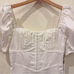 ASTR  Kelilah Lightweight Denim Mini Dress in Off White Size Small NWT Photo 3