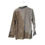 PINK - Victoria's Secret Victoria's Secret Striped Button Down Pajama Top Size Large‎ Photo 2