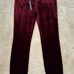 BLANK NYC  Womens Crybaby Velvet pants red Valentine's Day‎ Size 30 NWT Photo 0