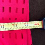 Joseph Ribkoff  Limited Red Sleeveless Round Neck Cut Out Block Pattern SZ 6 Photo 13