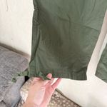 Aerie NWT  Women’s Avenue Baggy Cargo Pants Pull On Lightweight in Green Flame L Photo 10