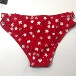 California Waves RED Strappy Bikini Swim Bottom Photo 5
