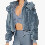 Alo Yoga Foxy Sherpa Jacket Steel Blue M Photo 0