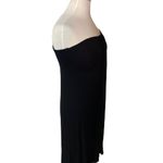 #510 DOTTI Stretch Strapless Midi dress Black Size M Photo 3
