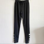 Fit In Black Mesh Strap Detail Active Legging Size Small / Medium Photo 5