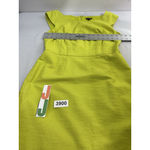 Ann Taylor Womans 6 Green Sheath Dress Cap Sleeves Lined Back Zip Photo 5