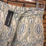 Marc New York  Blue Aztec Print Tie Waist Shorts Size XS Photo 2