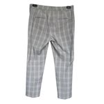 Ann Taylor  Gray Plaid Slim Fit Cropped Dress Pants Size 6 Photo 1