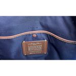 Coach Signature Logo Bond Bag Satchel Coated Canvas Brown Leather Purse 30949 Photo 12