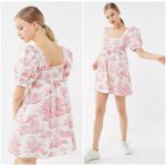 Urban Outfitters  x Laura Ashley Babydoll Penelope Cherub Boho‎ Dress Womens Sz L Photo 5