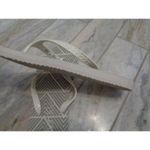 Calvin Klein "Shaina" women's size 9 white/gray logo flip flops Photo 2