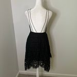 Free People  Just Like Honey black lace sleeveless mini dress size 0 Photo 6