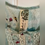 Free People  Blue Boxy Bird Cropped Tank Photo 3