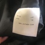 VTG 80’s 100% Butter Soft Leather Black High Waisted Trouser Pant 16 Lined Photo 6