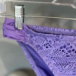 Purple Crochet Lace Bikini Swimsuit Bottoms Womens M Mossimo New Size undefined Photo 6
