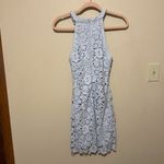 Lulus  Love Poem Light Blue Lace Mini Dress‎ size XS Photo 6