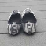 Elina Striped Fabric Ballet Flats | Bandolino Striped Round Toe Flats Photo 4