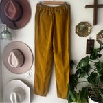 BODEN pull on elastic straight leg pants Viscose mustard‎ Women’s SIZE 8 long Yellow Photo 2