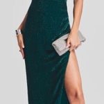 RETROFETE Katya draped sequined chiffon gown Emerald New Womens XS Green Photo 0