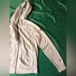 Champion Women’s White Zip-up Hoodie Size M Photo 1