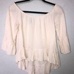 Forever 21 Flowy Cream Top Photo 0