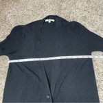 Madewell Inlet Button Up Long Sleeve Cotton Cardigan in Black Small Photo 10