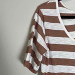 Pact Womens Short Sleeve Scoop Neck Organic Cotton Knee Length Dress Small Brown Photo 3