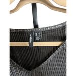 VERO MODA  Curvy Black Silver Shimmer Long Dress Cocktail Party XS/14 Small flaw Photo 2