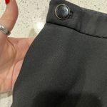 Sandro  Size 1 US S A-line Knee Length Skater Round Skirt Black Button Detail Photo 3