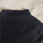 barney's new york Barneys Cotton Cashmere Black Knit Short Sleeve Shrug Cardigan Sweater - Medium Photo 3