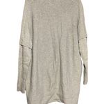 CAbi  Gray Cable Knit Woman's Charlotte Poncho Sweater Size Small Photo 7