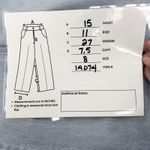 H&M  Jeans Womens 8 High Rise Light Wash Barrel Leg Grunge Minimal Y2K Capsule Photo 9