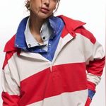 Free People FP Movement Rugby Tunic Layer NWT Red Size XS Photo 0