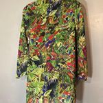 Mix Nouveau green tropical sheer coverup/tunic Size XL Photo 7