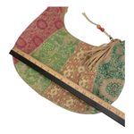 Fossil VTG  Studded Patchwork
Leather Suede Hobo Shoulder Handbag DBL Sided Photo 6