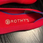 Rothy’s The Point Vibrant Red Pointed Toe Shoes Flats 8 Retired EUC Photo 2