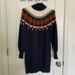 EUC | Free Assembly women’s turtleneck sweater dress wool blend — small Blue Photo 5