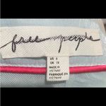 Free People  Lined Cyan Pleated Maxi Skirt. Size 6 Photo 4