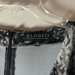 Eloquii  Leopard Cheetah Velour Velvet Gray V-Neck Jumpsuit Party Cocktail Sz 16 Photo 2